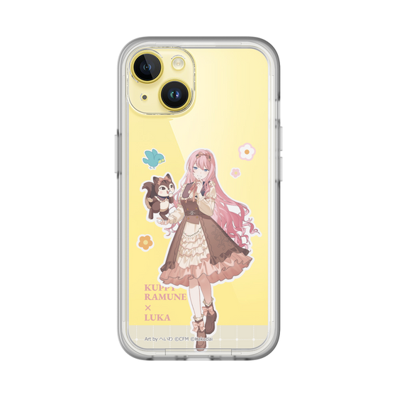 Slim Protection Premium Case［ Hatsune Miku × Kuppy Ramune – Megurine Luka × Ram – Full-body Illustration 2 ］