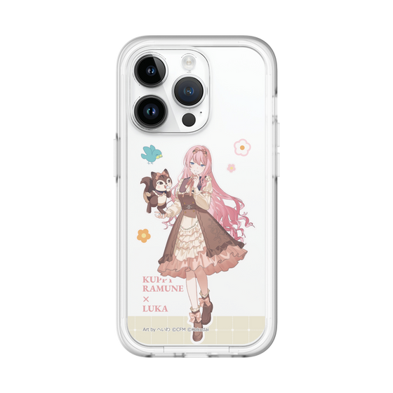 Slim Protection Premium Case［ Hatsune Miku × Kuppy Ramune – Megurine Luka × Ram – Full-body Illustration 2 ］