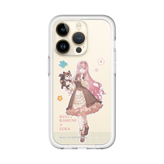 Slim Protection Premium Case［ Hatsune Miku × Kuppy Ramune – Megurine Luka × Ram – Full-body Illustration 2 ］