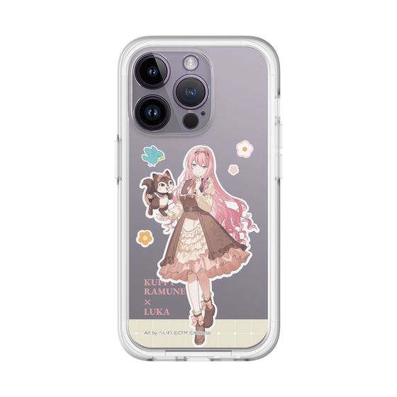 Slim Protection Premium Case［ Hatsune Miku × Kuppy Ramune – Megurine Luka × Ram – Full-body Illustration 2 ］