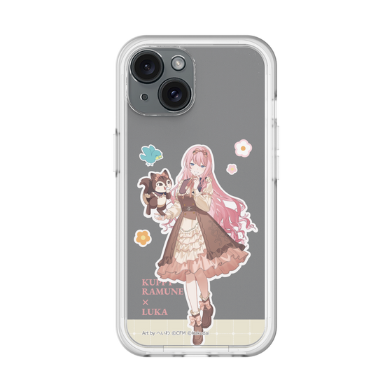 Slim Protection Premium Case［ Hatsune Miku × Kuppy Ramune – Megurine Luka × Ram – Full-body Illustration 2 ］
