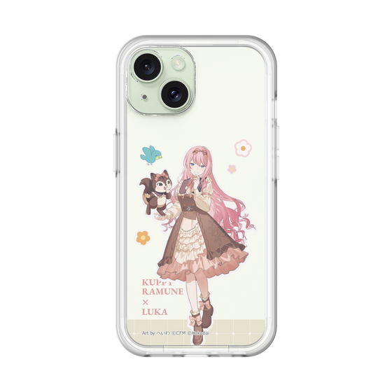 Slim Protection Premium Case［ Hatsune Miku × Kuppy Ramune – Megurine Luka × Ram – Full-body Illustration 2 ］
