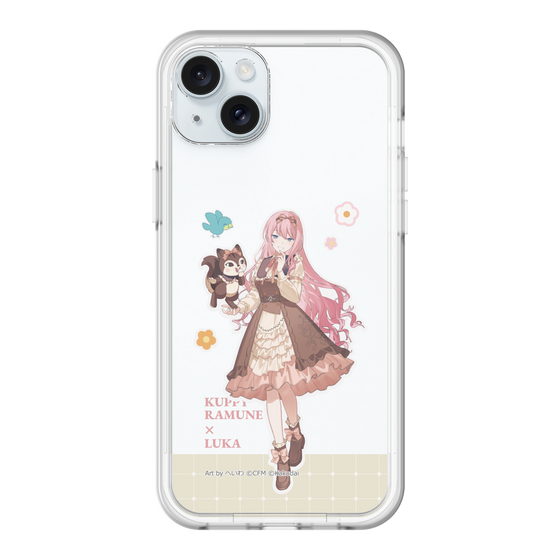 Slim Protection Premium Case［ Hatsune Miku × Kuppy Ramune – Megurine Luka × Ram – Full-body Illustration 2 ］