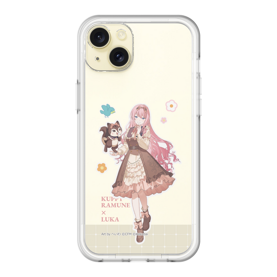 Slim Protection Premium Case［ Hatsune Miku × Kuppy Ramune – Megurine Luka × Ram – Full-body Illustration 2 ］