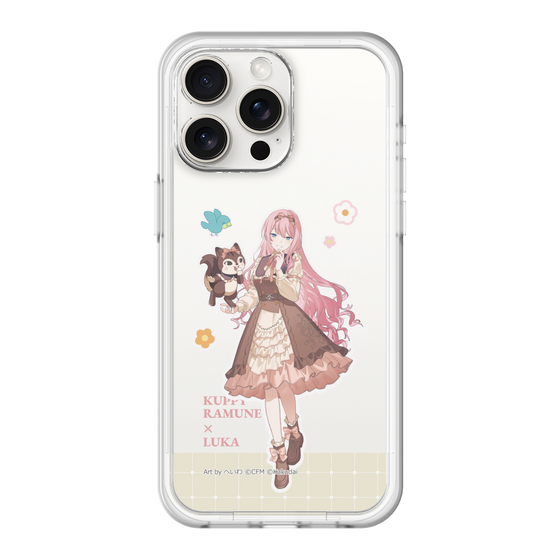 Slim Protection Premium Case［ Hatsune Miku × Kuppy Ramune – Megurine Luka × Ram – Full-body Illustration 2 ］