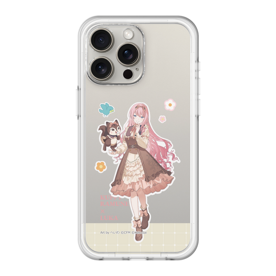 Slim Protection Premium Case［ Hatsune Miku × Kuppy Ramune – Megurine Luka × Ram – Full-body Illustration 2 ］