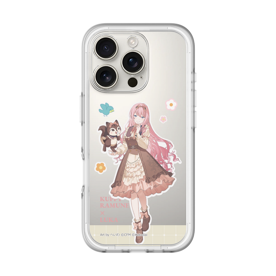 Slim Protection Premium Case［ Hatsune Miku × Kuppy Ramune – Megurine Luka × Ram – Full-body Illustration 2 ］