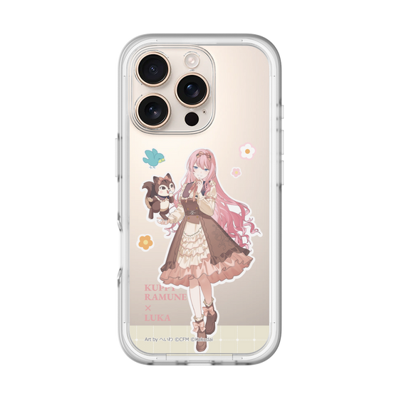 Slim Protection Premium Case［ Hatsune Miku × Kuppy Ramune – Megurine Luka × Ram – Full-body Illustration 2 ］
