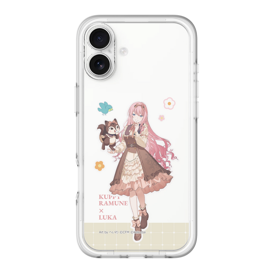 Slim Protection Premium Case［ Hatsune Miku × Kuppy Ramune – Megurine Luka × Ram – Full-body Illustration 2 ］