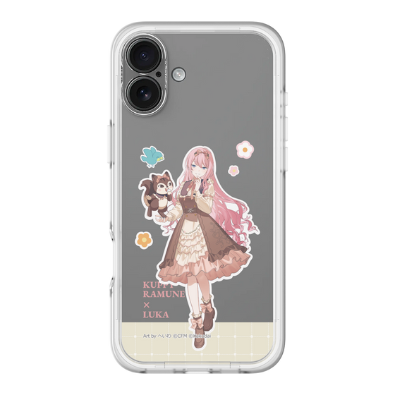 Slim Protection Premium Case［ Hatsune Miku × Kuppy Ramune – Megurine Luka × Ram – Full-body Illustration 2 ］