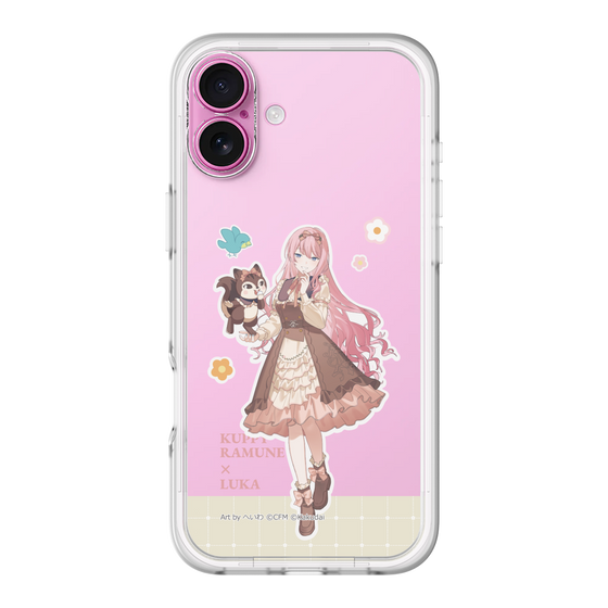 Slim Protection Premium Case［ Hatsune Miku × Kuppy Ramune – Megurine Luka × Ram – Full-body Illustration 2 ］