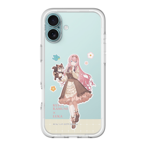 Slim Protection Premium Case［ Hatsune Miku × Kuppy Ramune – Megurine Luka × Ram – Full-body Illustration 2 ］