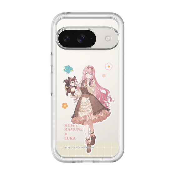Slim Protection Premium Case［ Hatsune Miku × Kuppy Ramune – Megurine Luka × Ram – Full-body Illustration 2 ］