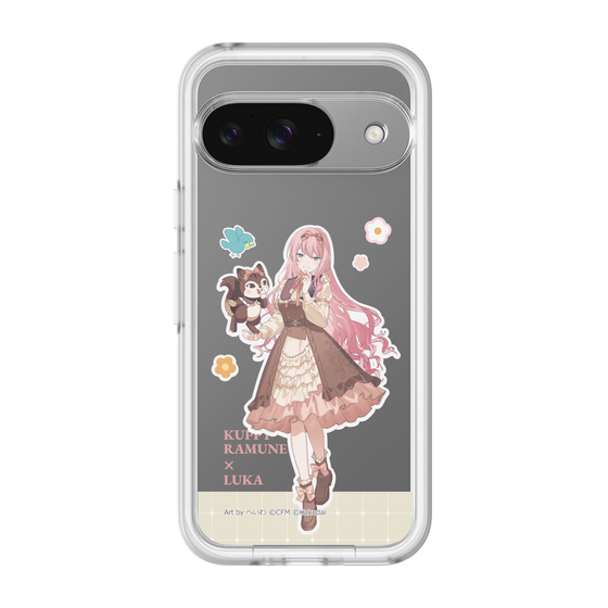Slim Protection Premium Case［ Hatsune Miku × Kuppy Ramune – Megurine Luka × Ram – Full-body Illustration 2 ］