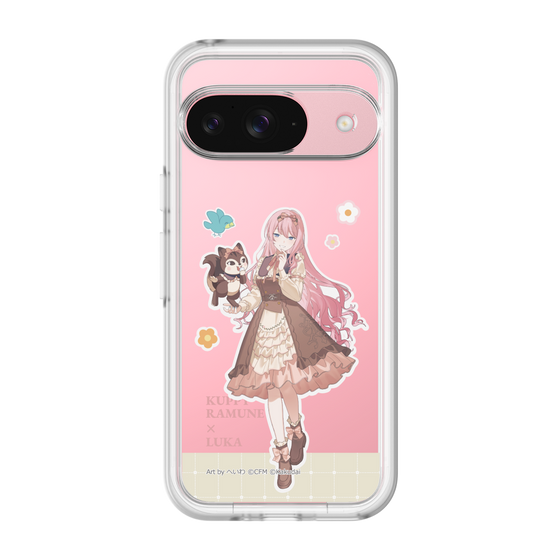 Slim Protection Premium Case［ Hatsune Miku × Kuppy Ramune – Megurine Luka × Ram – Full-body Illustration 2 ］
