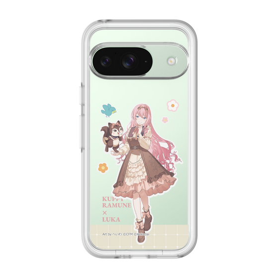 Slim Protection Premium Case［ Hatsune Miku × Kuppy Ramune – Megurine Luka × Ram – Full-body Illustration 2 ］
