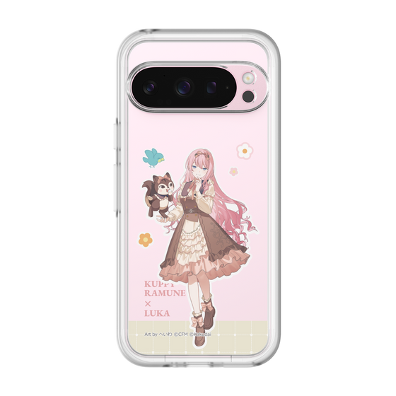 Slim Protection Premium Case［ Hatsune Miku × Kuppy Ramune – Megurine Luka × Ram – Full-body Illustration 2 ］