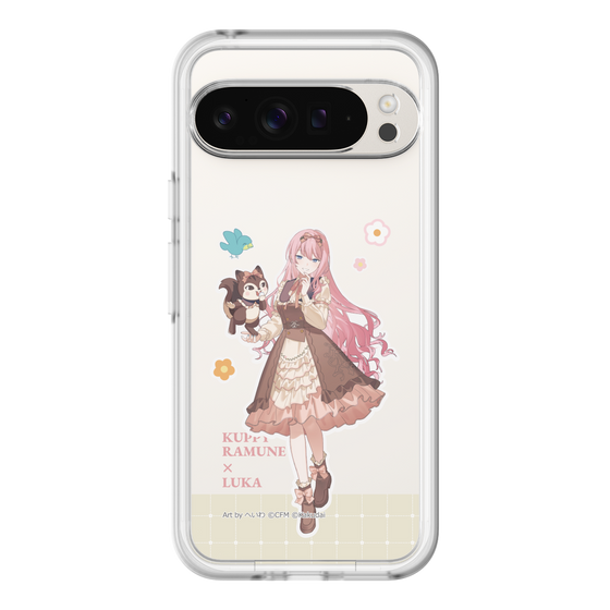 Slim Protection Premium Case［ Hatsune Miku × Kuppy Ramune – Megurine Luka × Ram – Full-body Illustration 2 ］