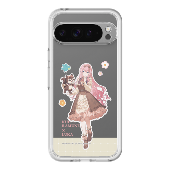 Slim Protection Premium Case［ Hatsune Miku × Kuppy Ramune – Megurine Luka × Ram – Full-body Illustration 2 ］