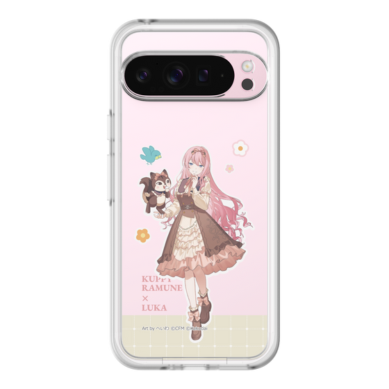 Slim Protection Premium Case［ Hatsune Miku × Kuppy Ramune – Megurine Luka × Ram – Full-body Illustration 2 ］