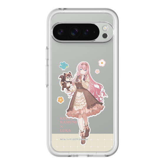 Slim Protection Premium Case［ Hatsune Miku × Kuppy Ramune – Megurine Luka × Ram – Full-body Illustration 2 ］