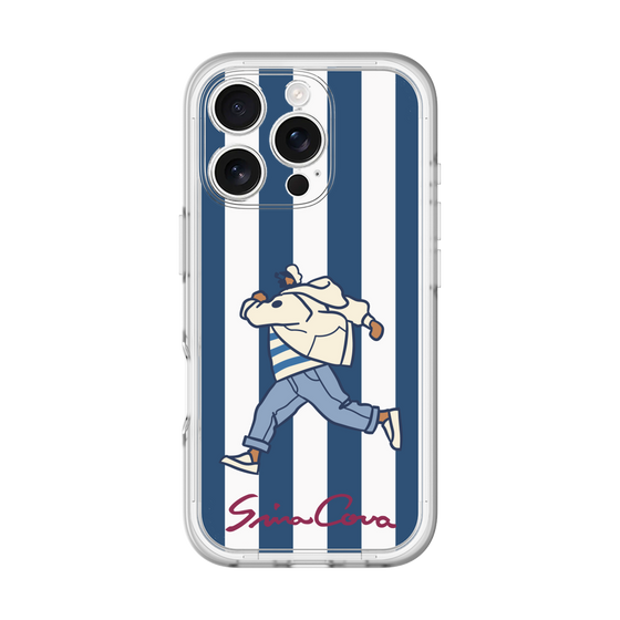 Slim Protection Premium Case［ SINA COVA - Stripe ］