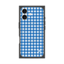 Premium Square Case with MagSafe［ Checkered Blue ］