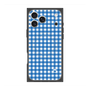 Premium Square Case with MagSafe［ Checkered Blue ］