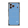 Premium Square Case with MagSafe［ Checkered Blue ］