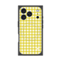 Premium Square Case with MagSafe［ Checkered Yellow ］