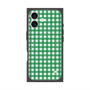 Premium Square Case with MagSafe［ Checkered Green ］