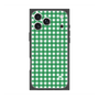 Premium Square Case with MagSafe［ Checkered Green ］