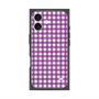 Premium Square Case with MagSafe［ Checkered Purple ］
