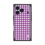 Premium Square Case with MagSafe［ Checkered Purple ］