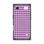 Premium Square Case with MagSafe［ Checkered Purple ］