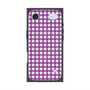 Premium Square Case with MagSafe［ Checkered Purple ］