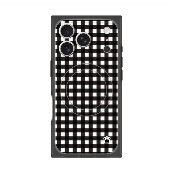 Premium Square Case with MagSafe［ Checkered Black ］