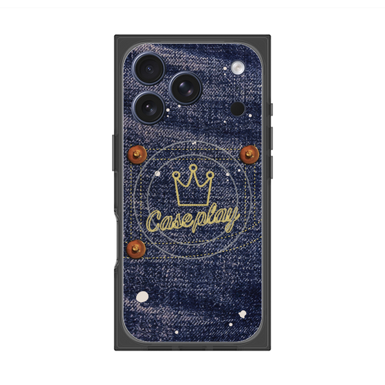 Premium Square Case with MagSafe［ Denim Used Jeans ］