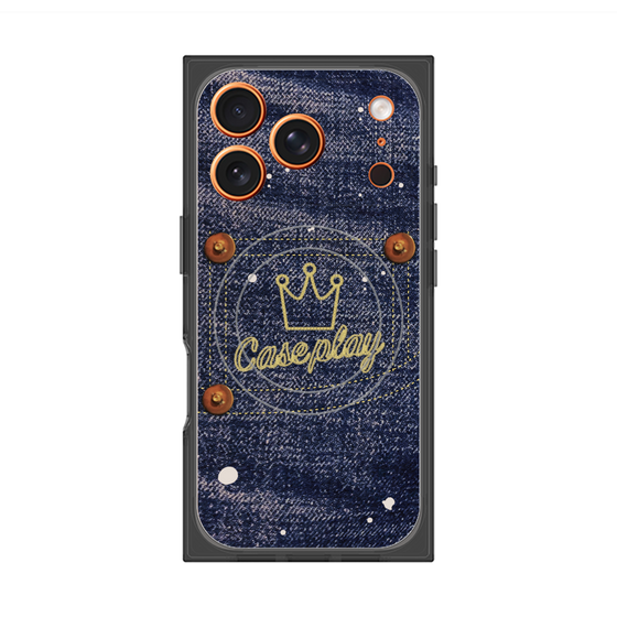 Premium Square Case with MagSafe［ Denim Used Jeans ］