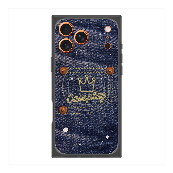 Premium Square Case with MagSafe［ Denim Used Jeans ］