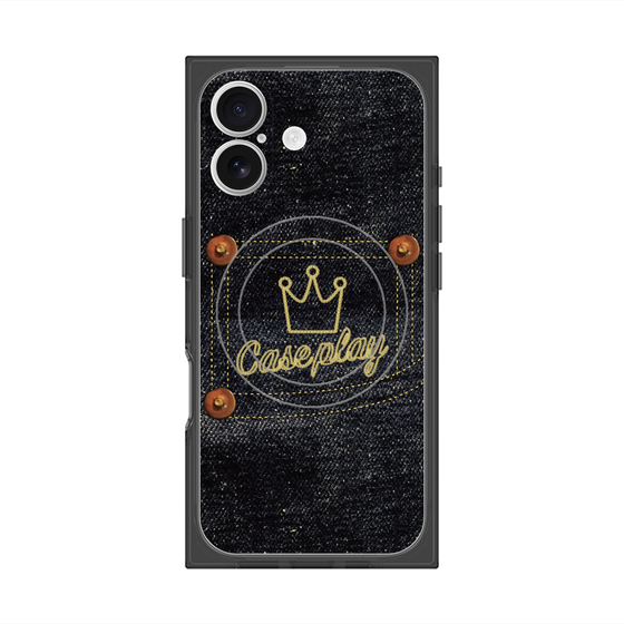 Premium Square Case with MagSafe［ Denim Indigo Jeans ］