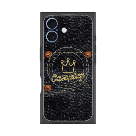 Premium Square Case with MagSafe［ Denim Indigo Jeans ］