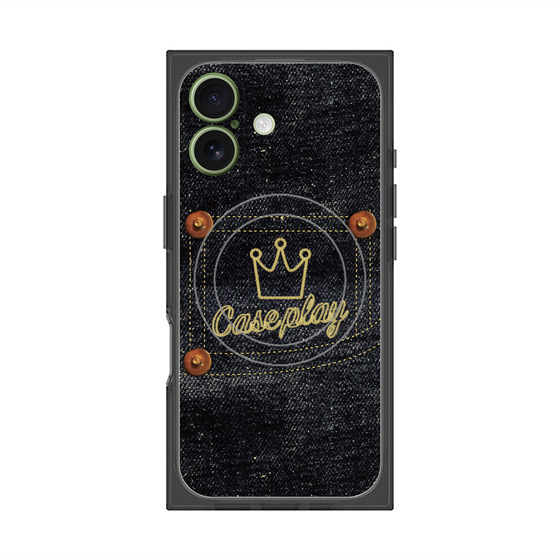 Premium Square Case with MagSafe［ Denim Indigo Jeans ］