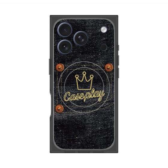 Premium Square Case with MagSafe［ Denim Indigo Jeans ］