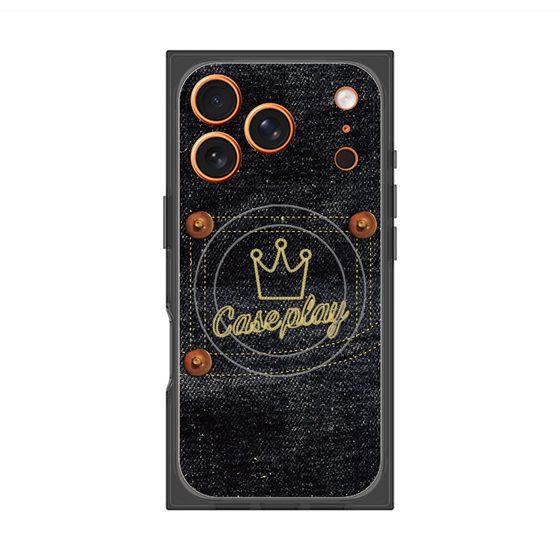 Premium Square Case with MagSafe［ Denim Indigo Jeans ］