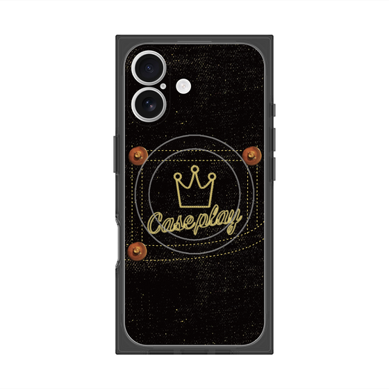 Premium Square Case with MagSafe［ Denim Black Jeans ］