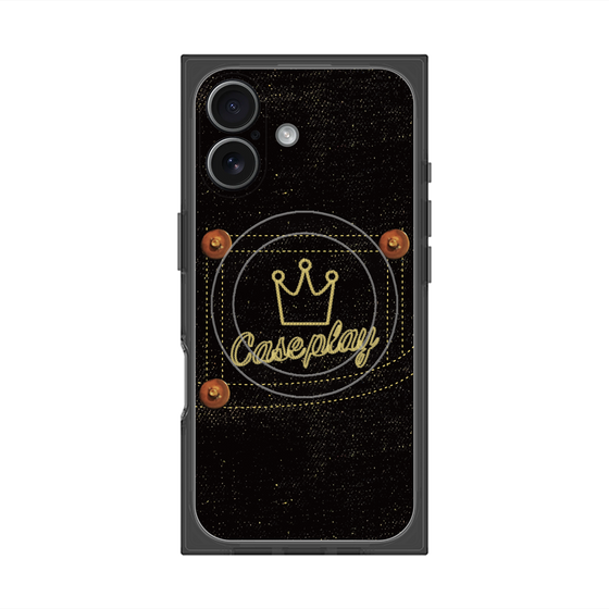 Premium Square Case with MagSafe［ Denim Black Jeans ］