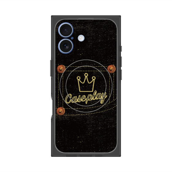 Premium Square Case with MagSafe［ Denim Black Jeans ］