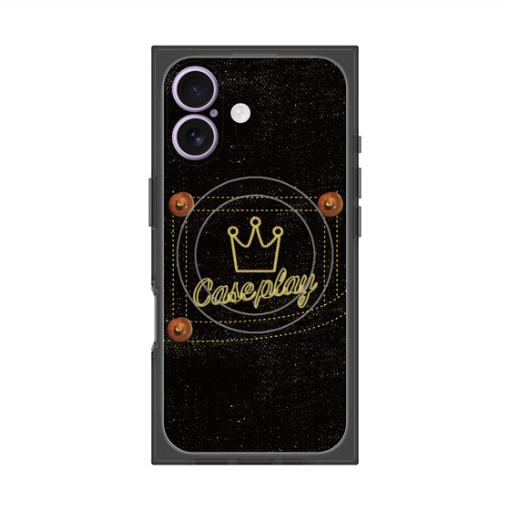 Premium Square Case with MagSafe［ Denim Black Jeans ］