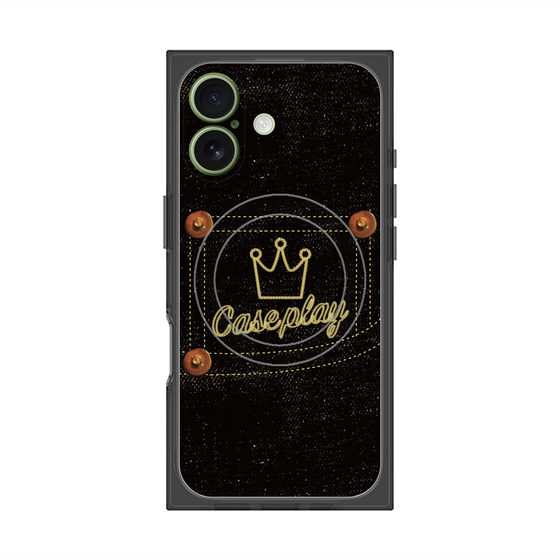 Premium Square Case with MagSafe［ Denim Black Jeans ］